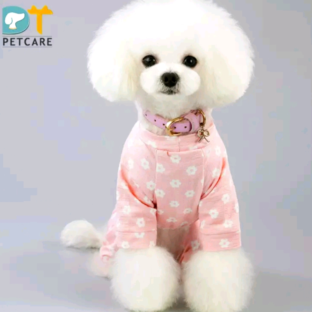 Spring & Summer Pastel Pink Shirt for Dogs